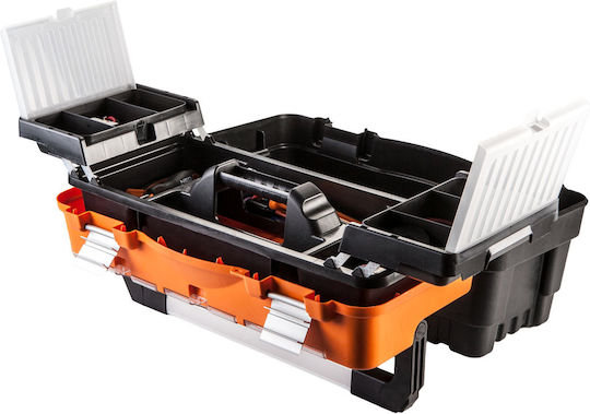 Neo Tools Εργαλειοθήκη Χειρός Πλαστική με Ταμπακιέρα Π54.8xB28xΥ27cm