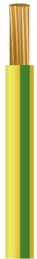 Eurolamp Power Cord Type NYAF with Cable Properties 1x35mm² in Green Colour 1m