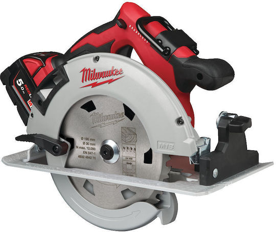 Milwaukee M18 BLCS66-502X Circular Saw 18V 2x5Ah with Dust Extraction System