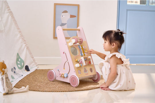 Viga Toys Lauflernhilfe für 12++ Monate Rosa