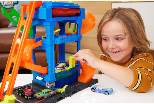 Hot Wheels Color Shifters Tunnel Twist Car Wash Πίστα 1:64 για 3+ Ετών