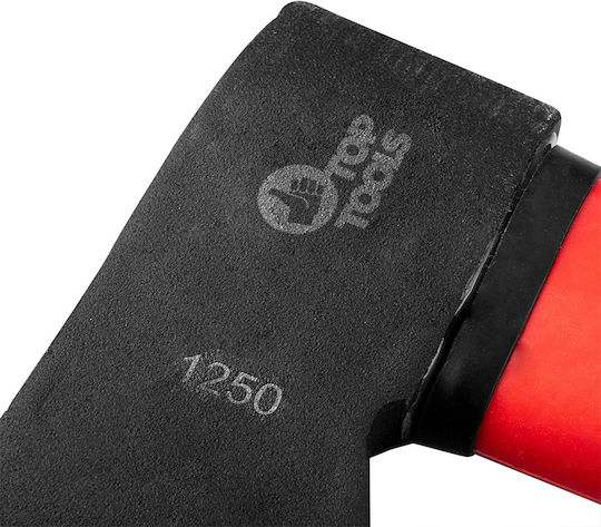 Top Tools TOP-05A212 Τσεκούρι Μήκους 77cm και Βάρους 1.25kg με Λαβή Fiberglass