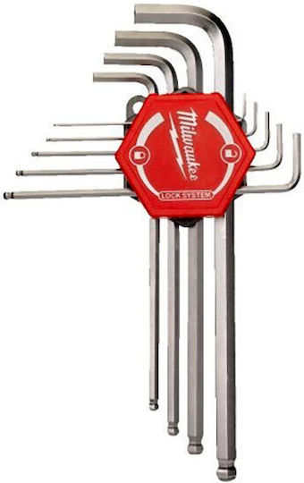 Milwaukee Allen-Schlüssel-Set mit 9 Schlüsseln