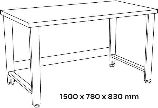 Neo Tools Πάγκος Εργασίας Αντοχής 450kg 78x83x150cm 11-716