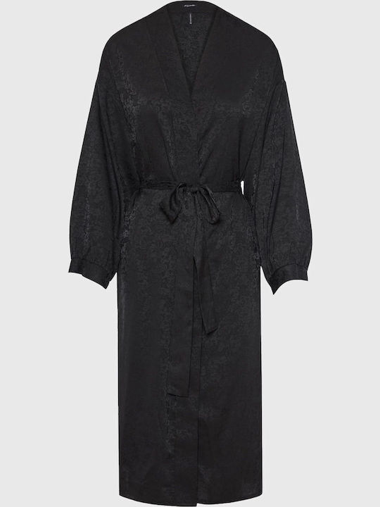 Damen Kimono Schwarz