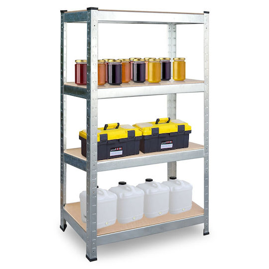 Plonos Ραφιέρα Dexion 80x40x174εκ. με 4 Ράφια Συνολικής Αντοχής 600kg