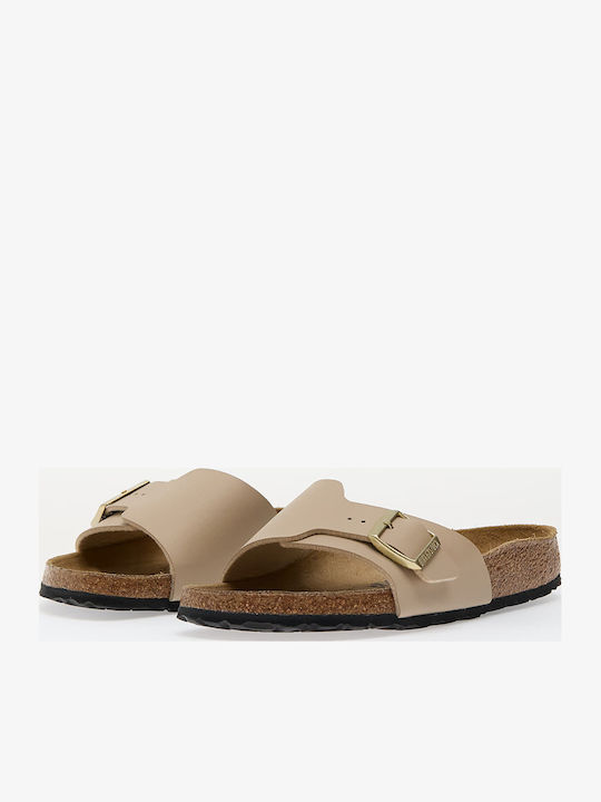 Catalina Bs Birko-flor Women's Flat Sandals Beige Narrow Fit