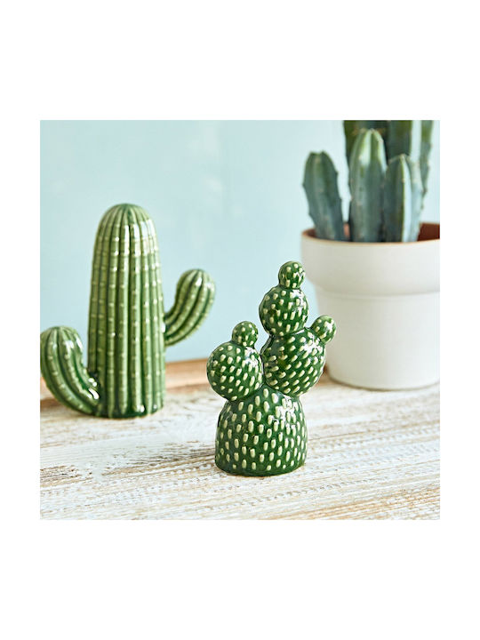 Standing Decoration Cactus Ceramic Cactus 9x5x15 Cm 882109