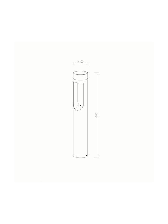 Sun Light Post Mic LED 12W 65x60cm Sun Light Post Mic LED 12W 65x60cm