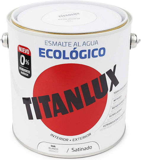Titanlux Ριπολίνη Οικολογική Νερού 2.5lt Satinado Σατινέ