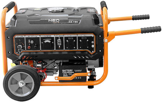 Neo Tools Generator Benzină (în patru timpi) Patru timpi cu Roți și Putere Maximă 3.5kVA