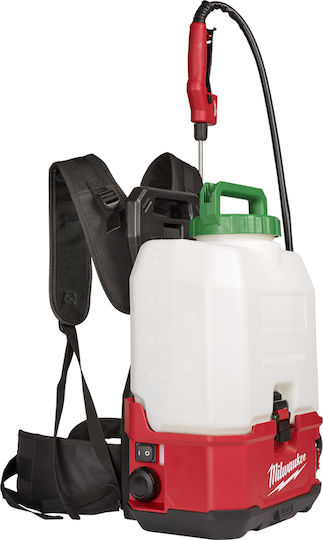 Milwaukee M18 BPFP-CST Pressure Sprayer 18V Solo Battery with Capacity 15lt in White color
