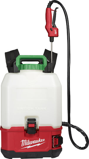 Milwaukee M18 BPFP-CST Pressure Sprayer 18V Solo Battery with Capacity 15lt in White color