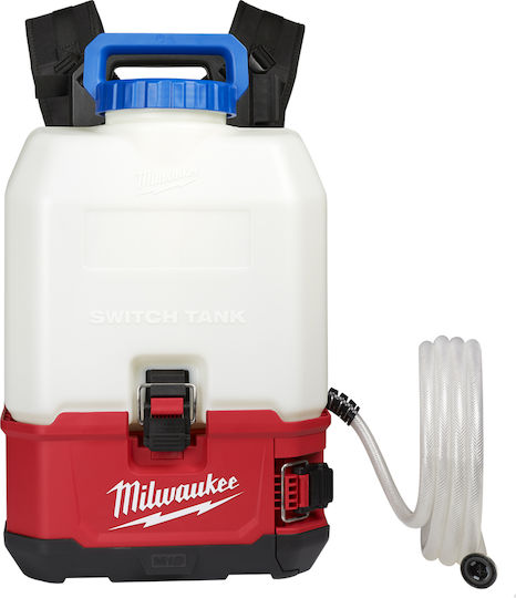 Milwaukee M18 BPFP-WST Pressure Sprayer 18V Solo Battery with Capacity 15lt in White color