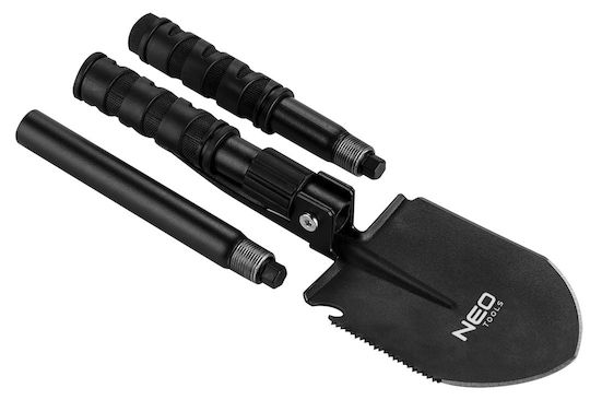 Neo Tools Überlebensset mit Schaufel 20.32cm mit Säge Öffner Messer & Pfeife