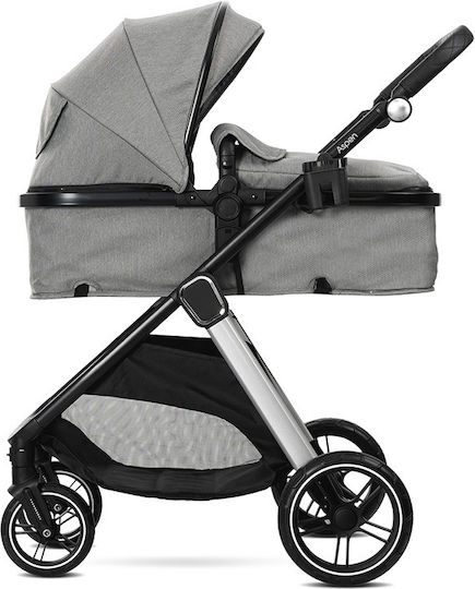 Lorelli Aspen Adjustable 2 in 1 Baby Stroller Suitable for Newborn Gray