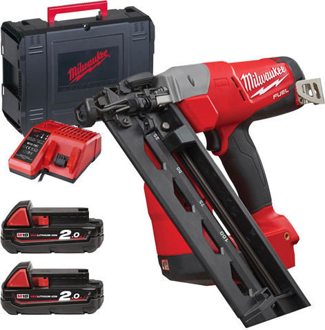 Milwaukee Καρφωτικό Μπαταρίας M16 CN16GA-202X 18V 2x2Ah για Καρφιά 4933451570