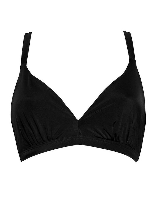 Bikini Τριγωνάκι με Ενίσχυση Μαύρο