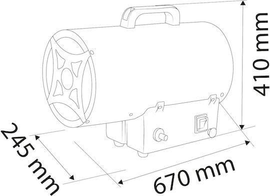 Neo Tools Industrial Gas Air Heater 50kW