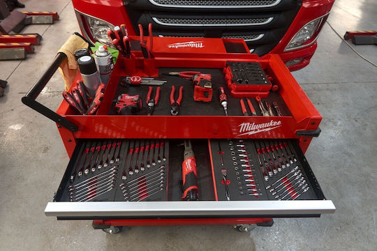 Milwaukee Rollbar Metallisch Werkzeugkiste