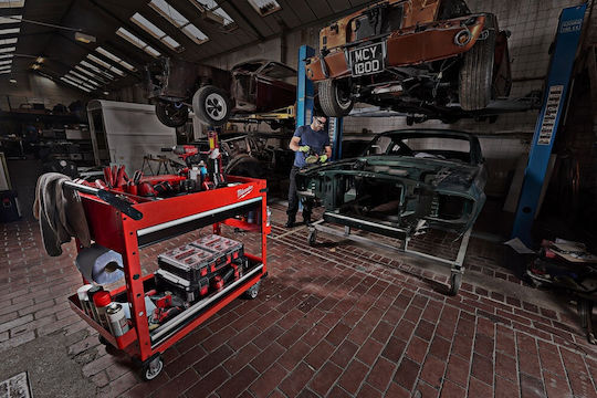 Milwaukee Rollbar Metallisch Werkzeugkiste