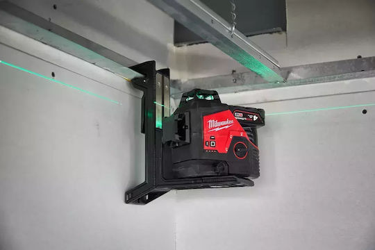 Milwaukee M12 3PL-401C 360° Self-leveling Rotational Laser Level Green Beam 12V with Working Range 38m