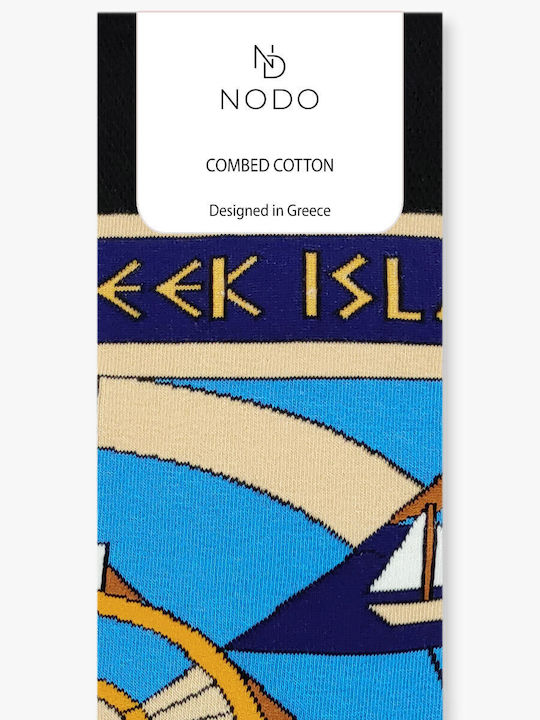 Κάλτσα Βαμβακερή Σχέδια Greek Island Nodo