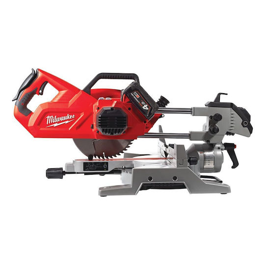Milwaukee M18 SMS216-0 Battery Miter Saw Sliding with Laser Cutting Guide and 216mm Disc Diameter Solo
