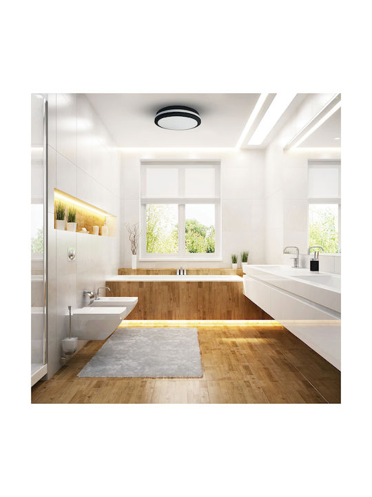 Eko Light Deckenleuchte für den Außenbereich mit integriertem LED in Schwarz Farbe 2427