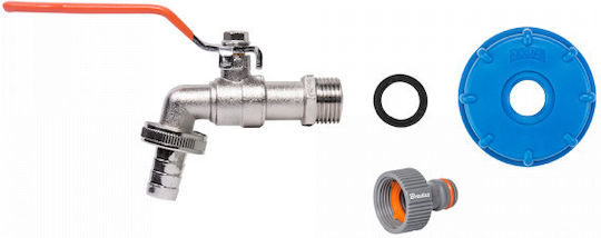 IBC Adapter S60x6 Hahn ¾" Außengewinde Anschluss Innengewinde Hahnadapter