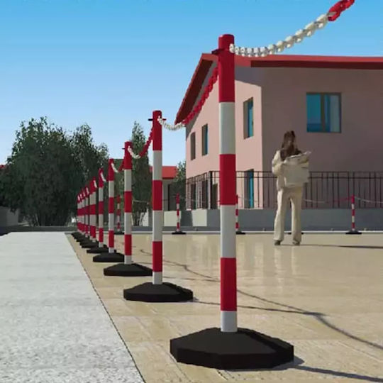 Cresman Plastic Traffic Columns Red H85cm