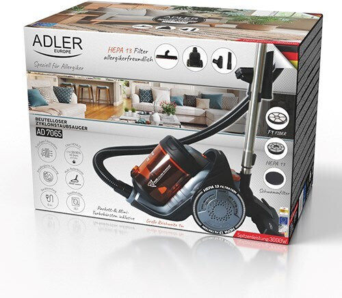 Adler AD 7065 Прахосмукачка 700W С контейнер 1.6лт Черна