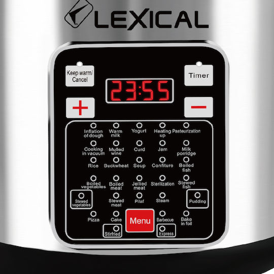 Lexical Reiskocher 900W mit Kapazität 5Es
