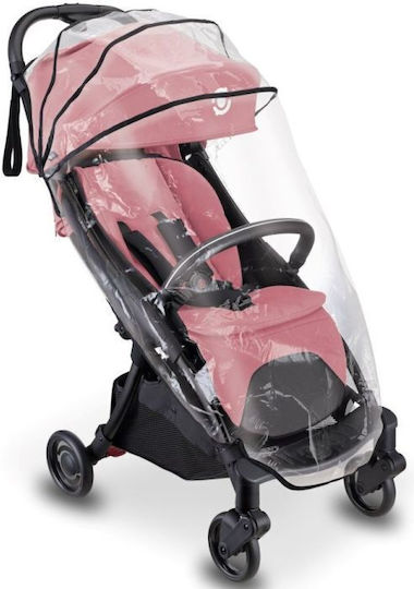 Globber Lite Baby Stroller Suitable for Newborn Deep Pastel-Pink 7.4kg