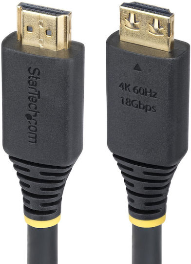 StarTech HDMI 2.0 Premium High Speed 4K 60Hz HDR Cable HDMI male - HDMI male 4.5m Μαύρο