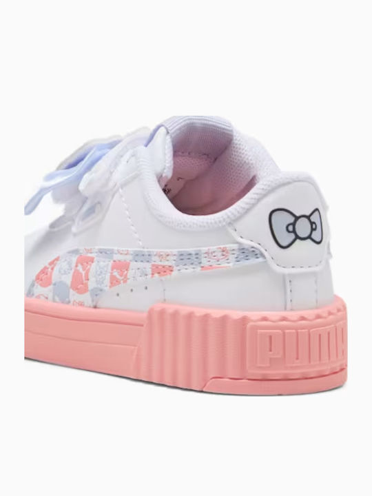 CARINA 3.0 Παιδικά Sneakers με Σκρατς Λευκά
