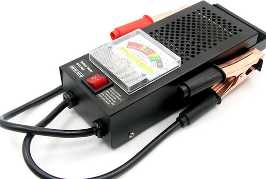 ACP Analog Battery Tester with Crocodile Clips