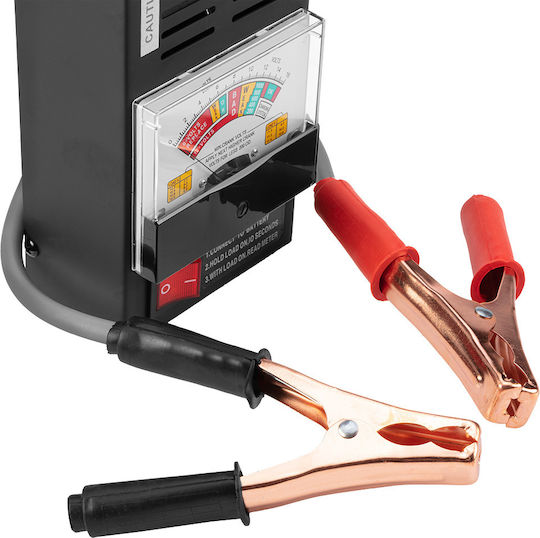 Neo Tools 11-984 Analog Battery Tester with Crocodile Clips 6/12V