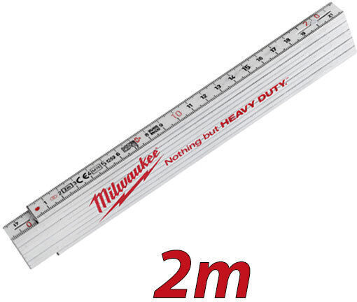 Milwaukee 4932459301 Plastic Folding Ruler 2m