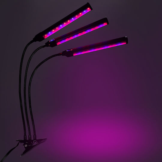 Lumină de creștere pentru plante cu 72x LED, spectru complet 3x