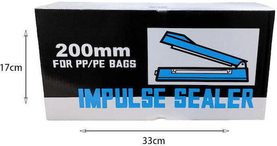 Plastic Commercial Bag Sealer for Maximum Length 200mm