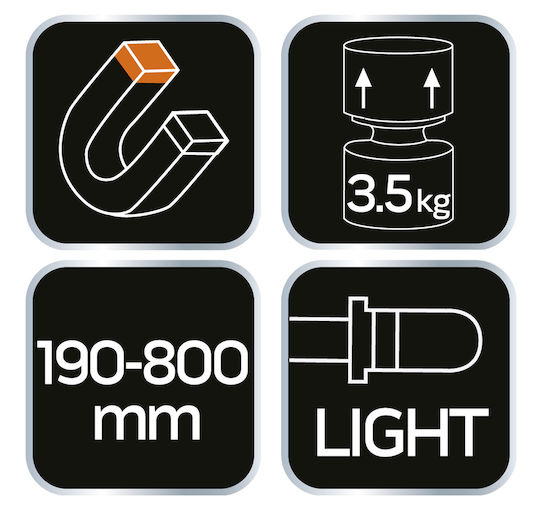 Neo Tools Magnet telescopic cu Led