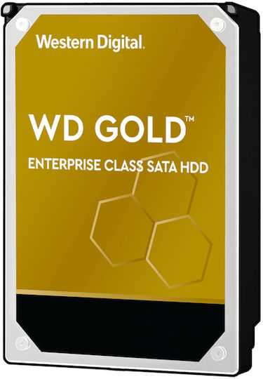 Western Digital Gold 20TB HDD Σκληρός Δίσκος 3.5" SATA III 7200rpm με 512MB Cache για Server / Καταγραφικό WD203KRYZ