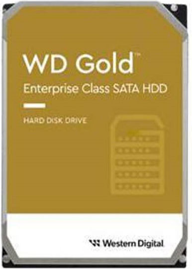 Western Digital Gold 20TB HDD Σκληρός Δίσκος 3.5" SATA III 7200rpm με 512MB Cache για Server / Καταγραφικό WD203KRYZ
