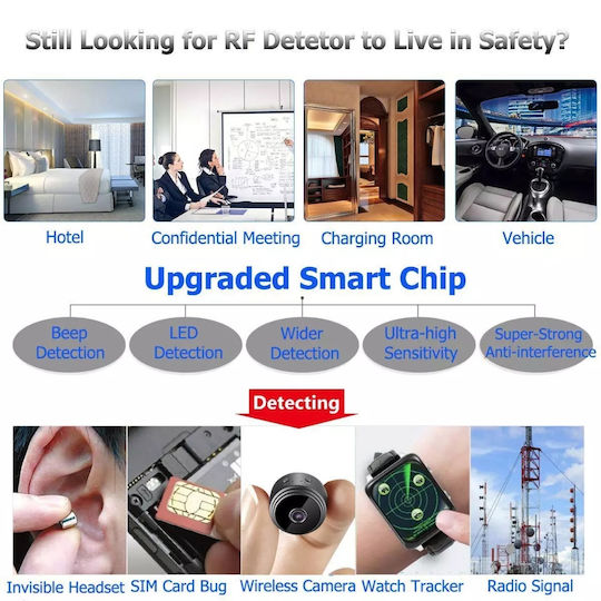 Detector Tracker GPS 1-8000MHz