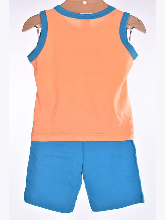 Kinder-Set mit Shorts Sommer 2Stück Orange