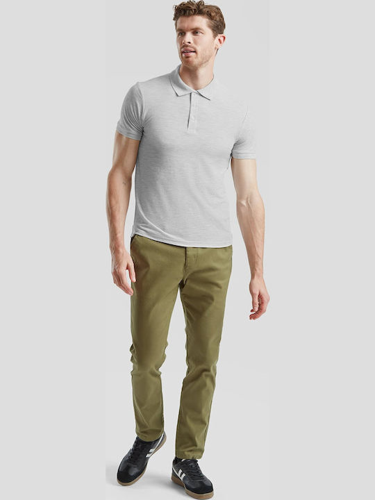 Fruit of the Loom Tricou Polo Promoțional pentru Bărbați Heather Grey