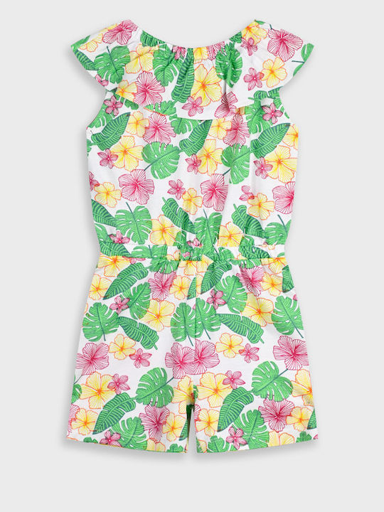 Șort/Salopetă Copii Întreg din Material Textil Floral