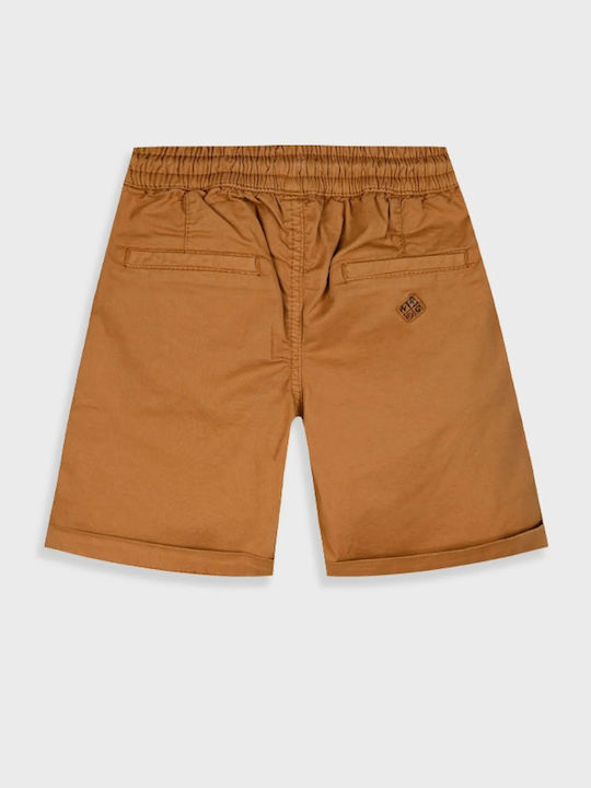 Kinder-Shorts/Bermudas Stoff Schokolade