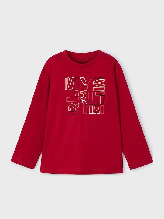 Kids Long-Sleeved Gray Blouse